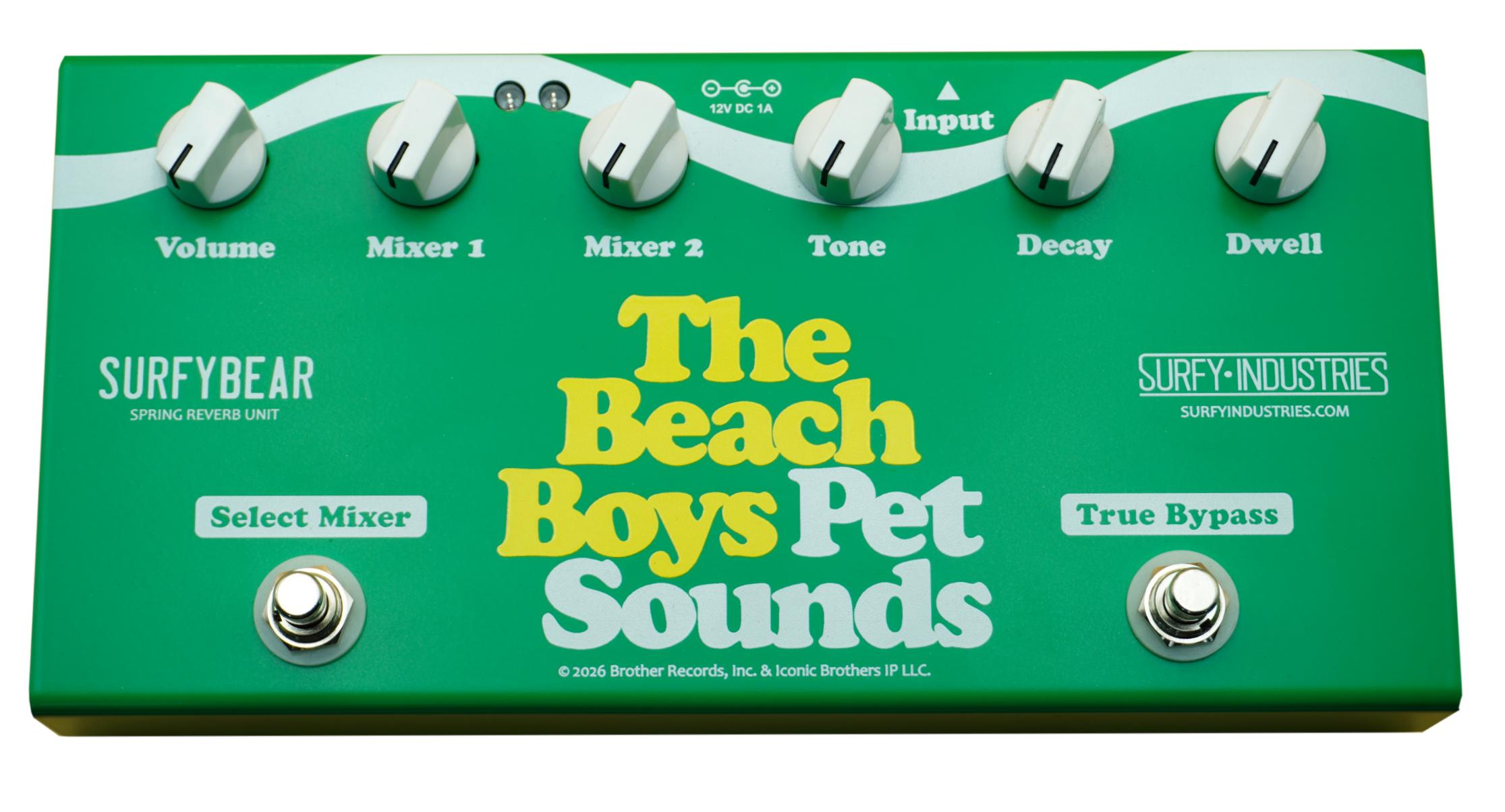 Surfy Industries SurfyBear Compact 60th Anniversary Beach Boys Pet